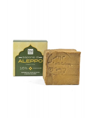 Tea natura - Sapone di Aleppo 16% con...
